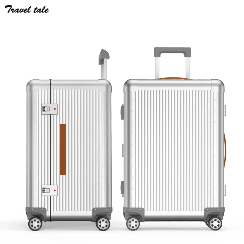 

Роскошный чемодан Carrylove из 100% алюминия, 18 дюймов, 22 дюйма, 26 дюймов, чемодан на колесах для ручной клади