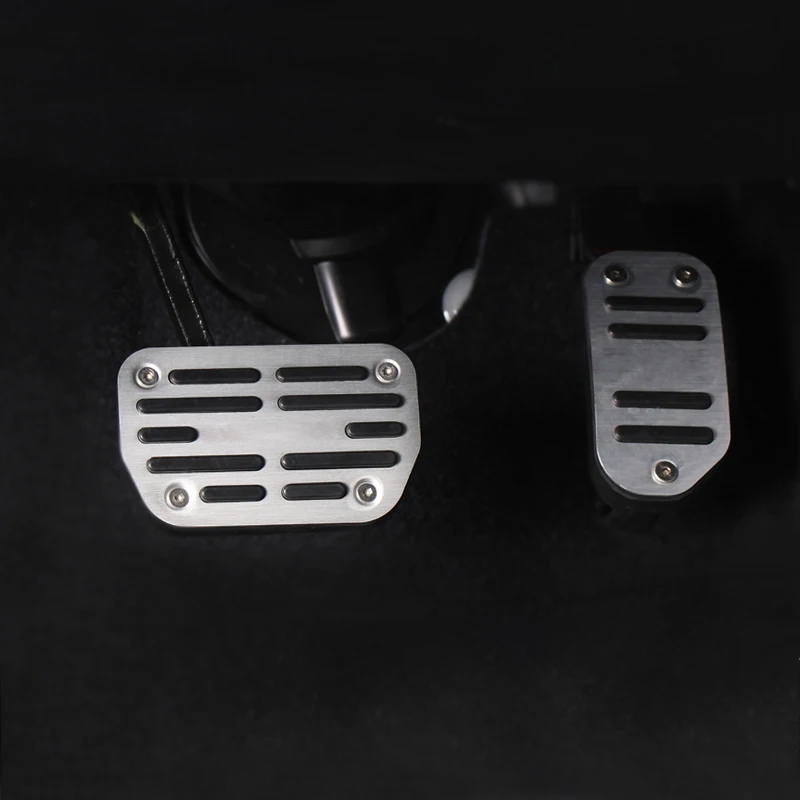 Pedal de aluminio para acelerador de combustible de coche, cubierta de Pedal de freno, accesorios para Toyota Corolla E160, E170, 2014, 2015, 2016, 2017, 2018