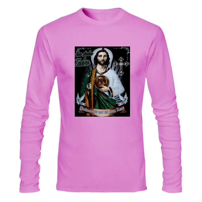 

Мужская одежда SAN JUDAS TADEO SAINT JUDE CROSS PERDONAME POR MI VIDA LOCA футболка Бесплатная доставка легкая