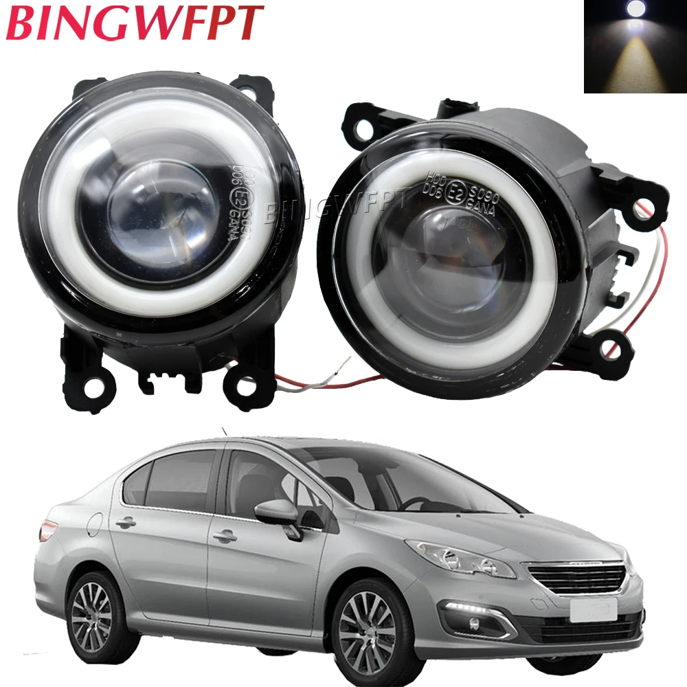 

LED Fog Light For Peugeot 207 301 307 308 408 2008 407 607 3008 4007 4008 5008 Bipper Tepee Car Front Bumper Fog Lamp 12V