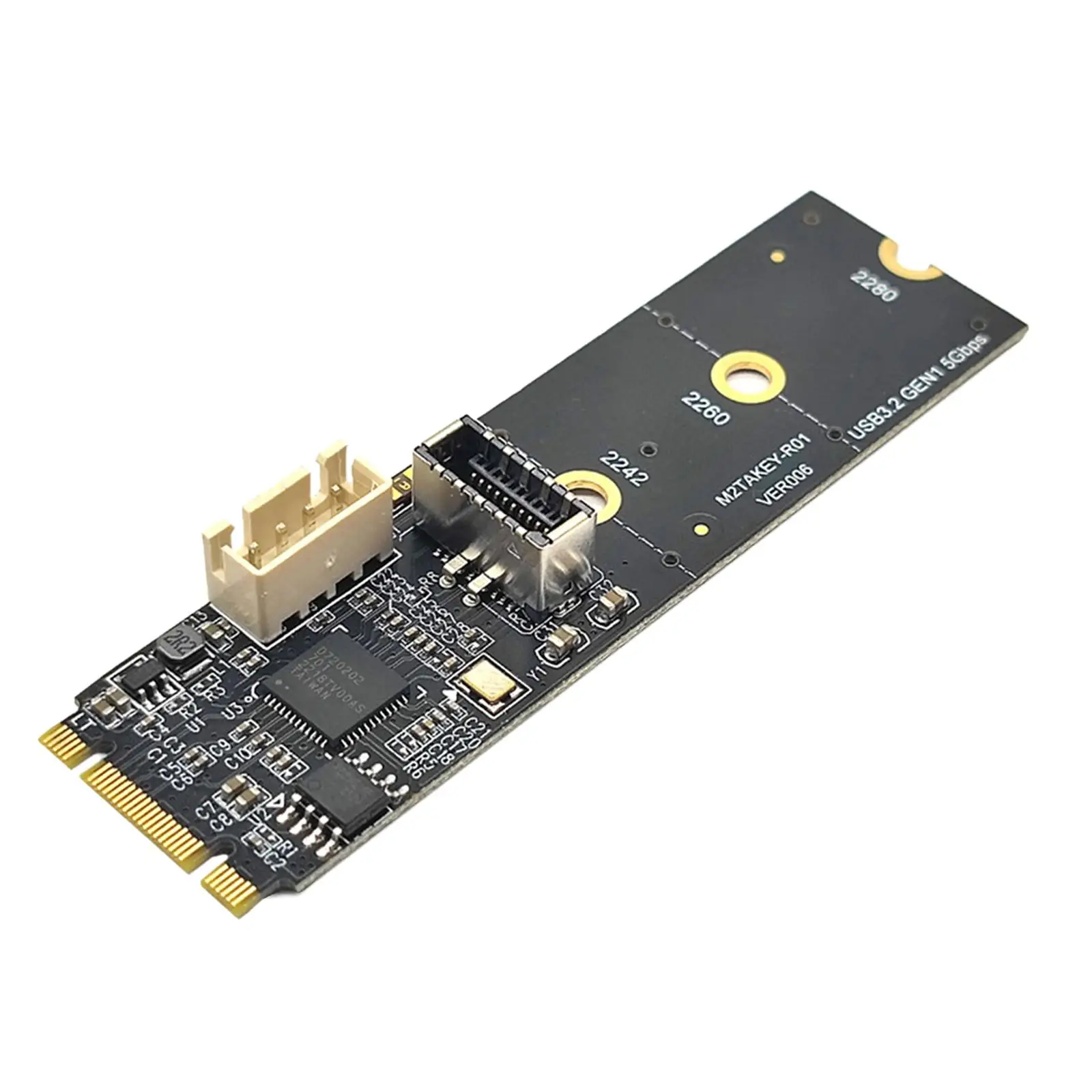 

M.2 NVMe to Type-e A-key Expansion Card Converter for PC Desktop Motherboard