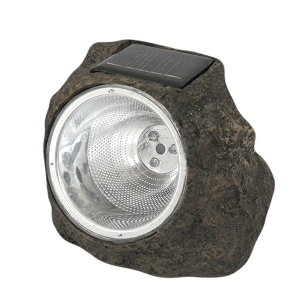 

Outdoor Stone Solar Powered Courtyard Garden Walkway Spotlight UV Path Drive Lights Patio Lamp Decking