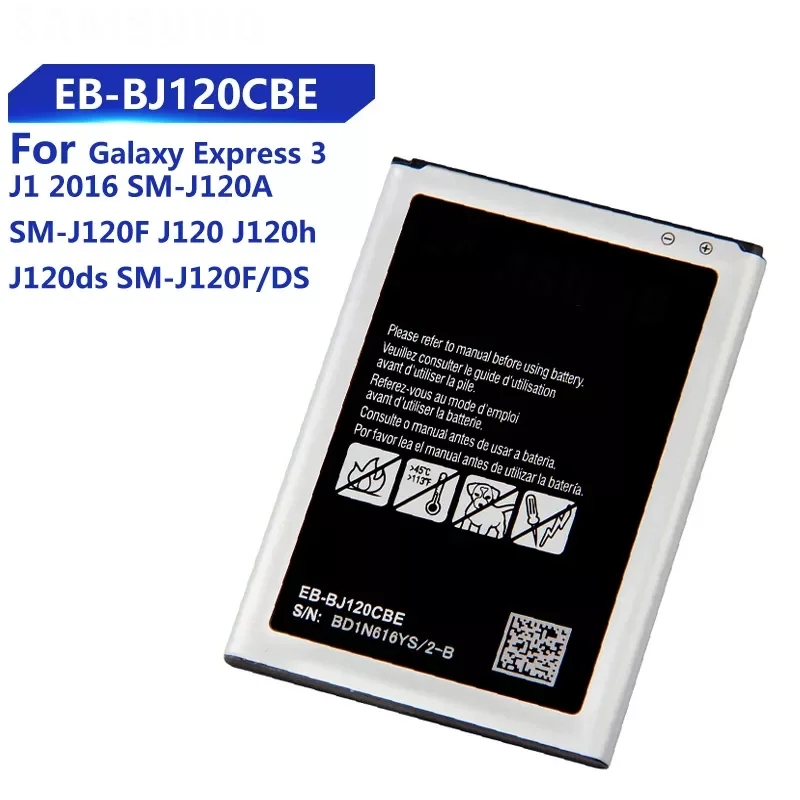 

2023New Replacement Battery For Samsung Galaxy Express 3 J1 2016 SM-J120A SM-J120F SM-J120F/DS J120 J120h J120ds EB-BJ120CBE EB-