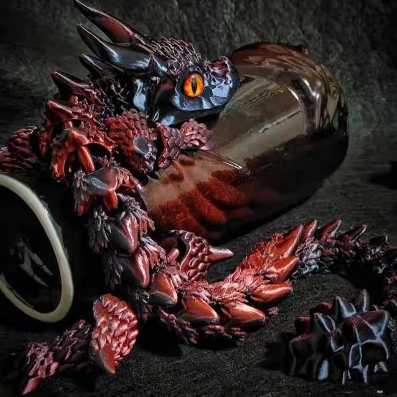 

3D-дракон из пластика