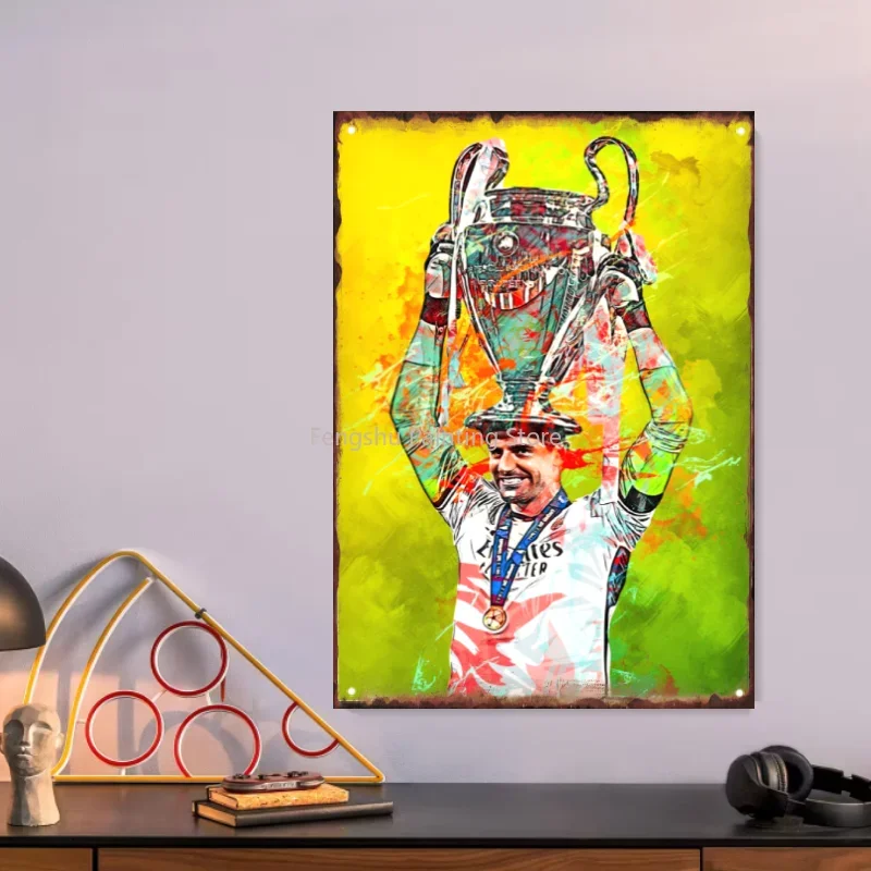 Профессиональный футбол Фреска thibcrut художественная роспись металлический