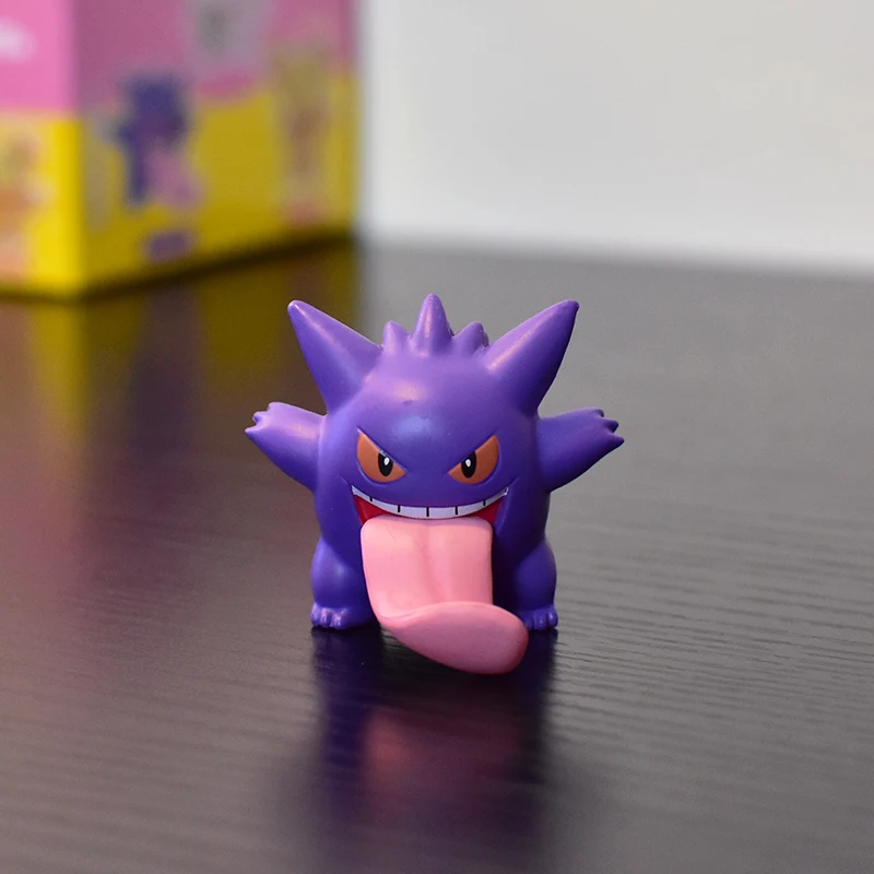 Фото Pokemon 5, развлекательные навыки, стили, фигурки, Eevee Jigglypuff Psyduck Gengar, модель 5, куклы, коллекционные украшения для рабочего стола №1