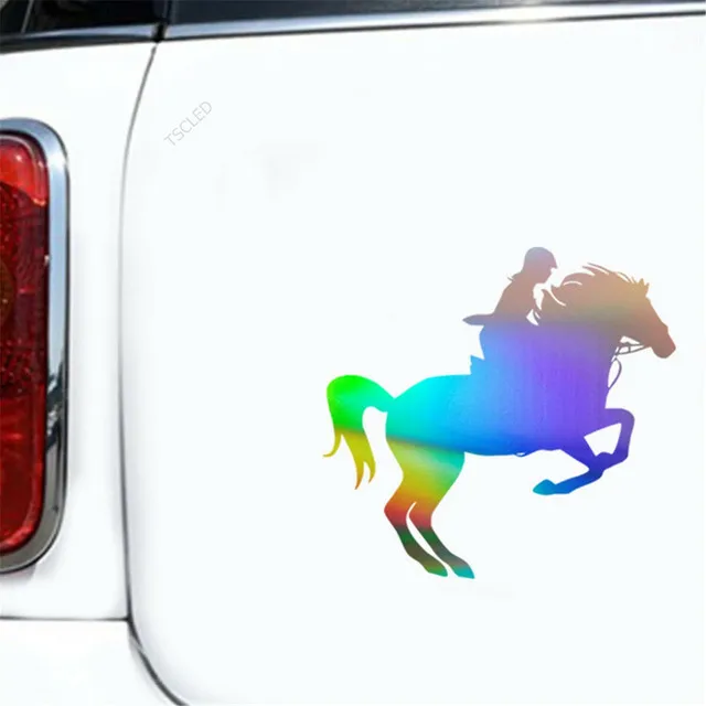 

Riding Horse Car Sticker Decals 1
