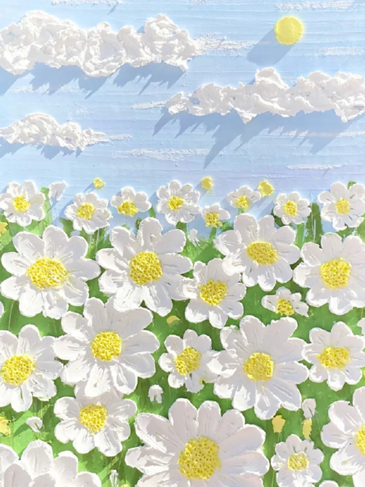 

4172Ann-Tulip diy Цифровая масляная живопись, картина маслом, акриловая Цветочная живопись, взрыв, ручная работа, пейзаж, живопись