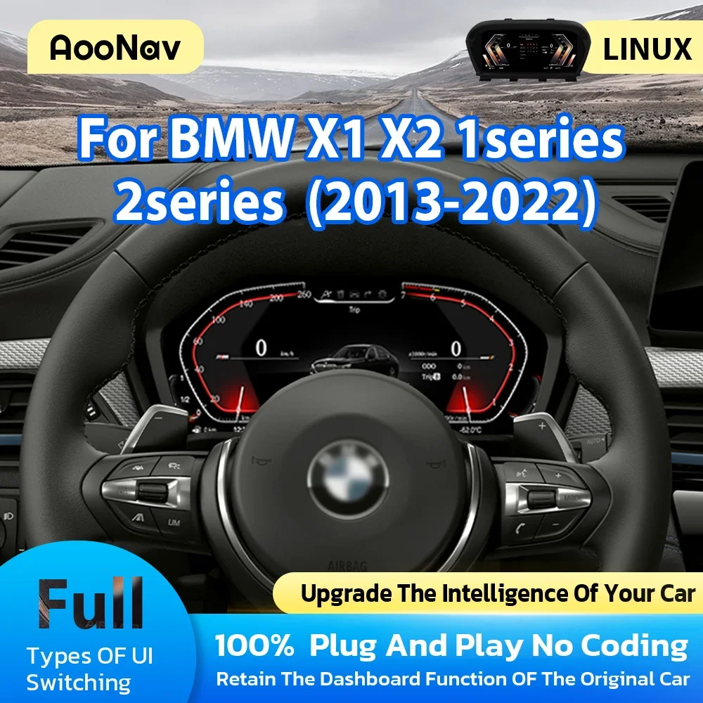 Автомобильный цифровой ЖК-дисплей для BMW X1 X2 1series 2series 2013-2022 приборная панель