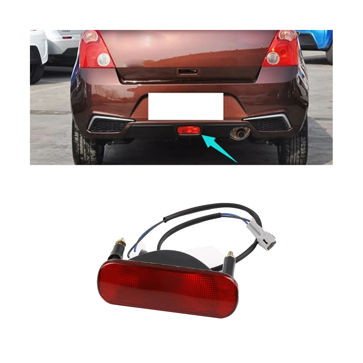 Отражатель заднего бампера для Suzuki Swift 36570-77J00-000