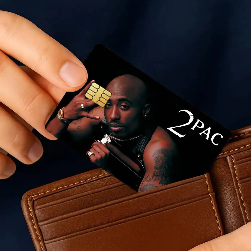 Фото Singer Tupac Shakur наклейки для кредитных карт кожа для банковского автобуса Metro 4 шт. обложка пленка подарок №3