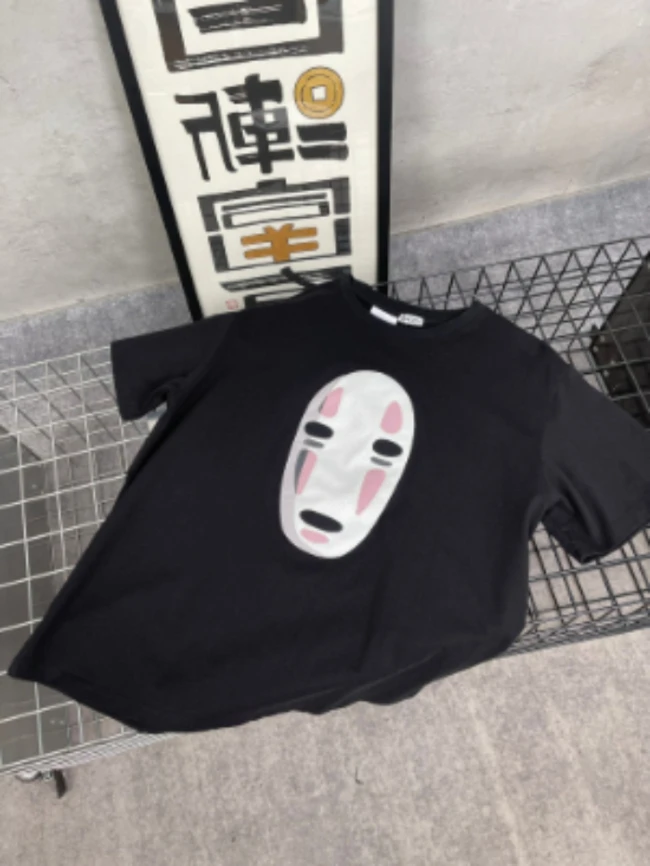 Футболка с вышивкой и открытыми плечами для мужчин женщин Классическая