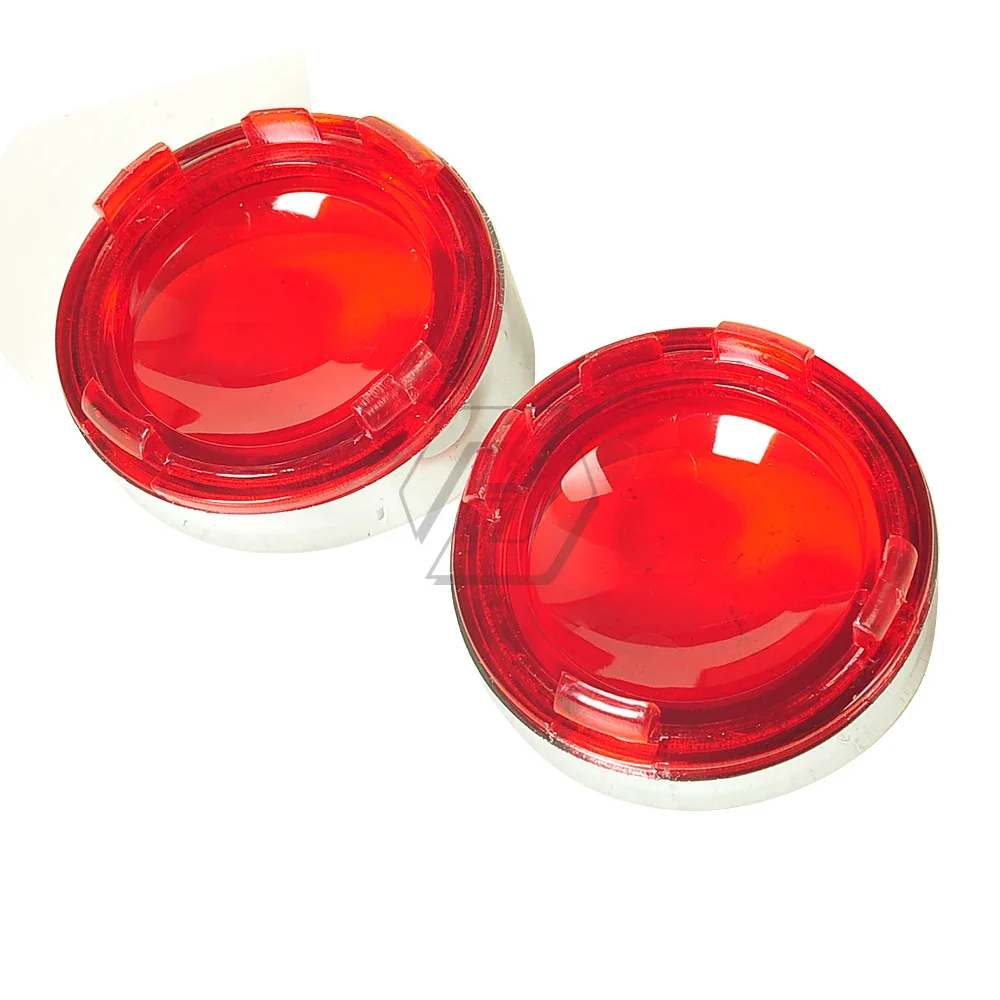 Хромированный чехол для мотоцикла с козырьком указателя поворота Harley Dyna Softail