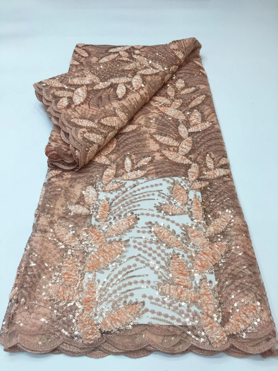 Новейшая серая африканская кружевная ткань с блестками 2022 высокое качество