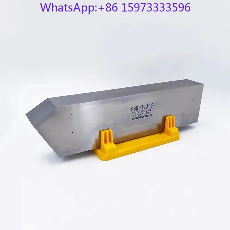 Фото Тестовый блок CSK‑1A для неразрушающего контроля NB/T47013‑2023, полоска для магнитопорошкового контроля, промышленный аксессуар для неразрушающего контроля. №2