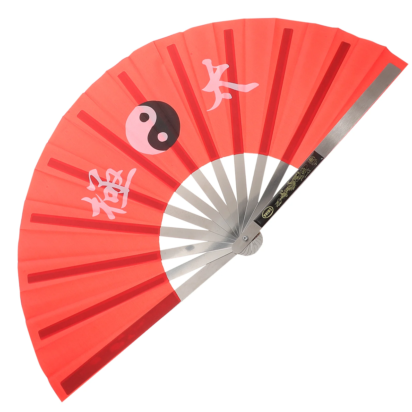 

Tai Chi Fan Kung Fu Performance Prop Dancing Large Hand Decorative Handheld Foldable Folding Vintage