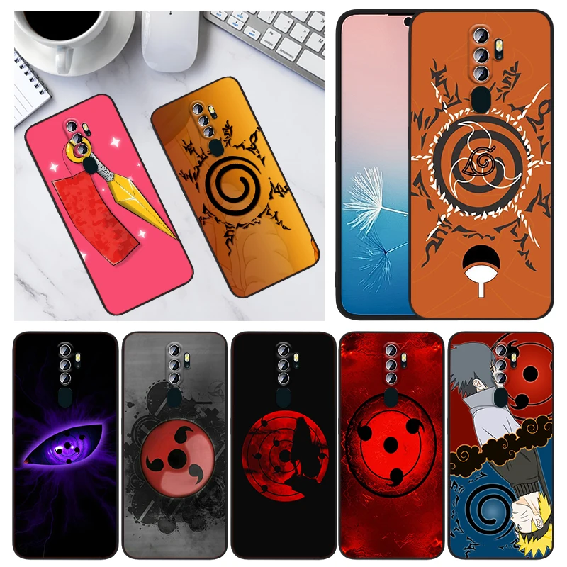 

Fashion Naruto LoGo For OPPO A94 A93 A74 A73 A72 A53S A53 A55 A31 A16K A12E A1K A12 A11 A9 A5 2020 Black Phone Case Capa
