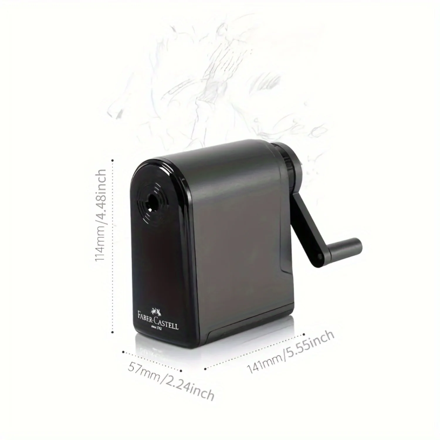 Прецизионная точилка для карандашей Castell Artists — ручная длинная точка