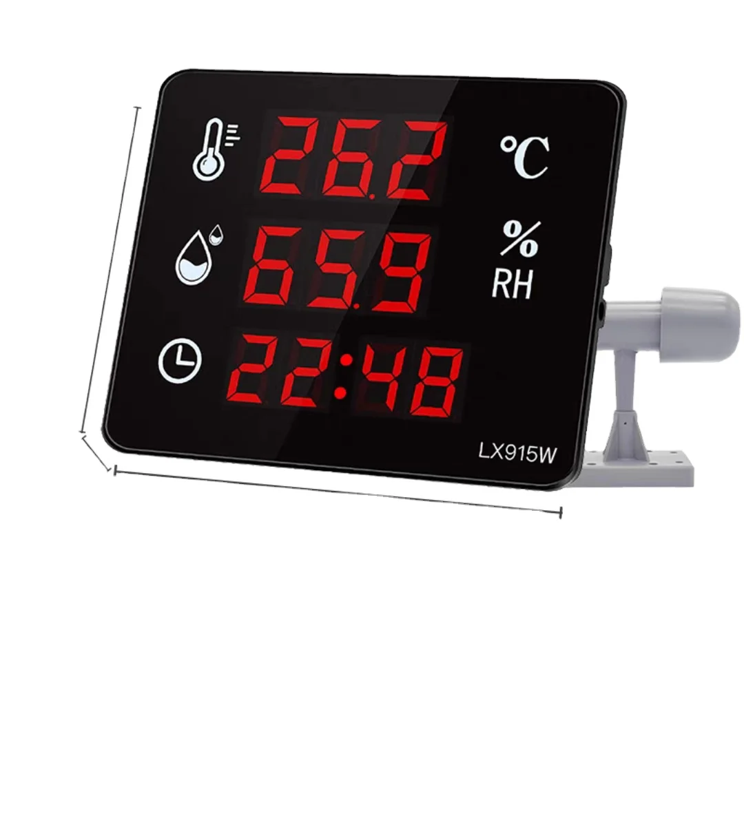 

Temperature and humidity measuring instrument digital WiFi large screen hygrometer meter