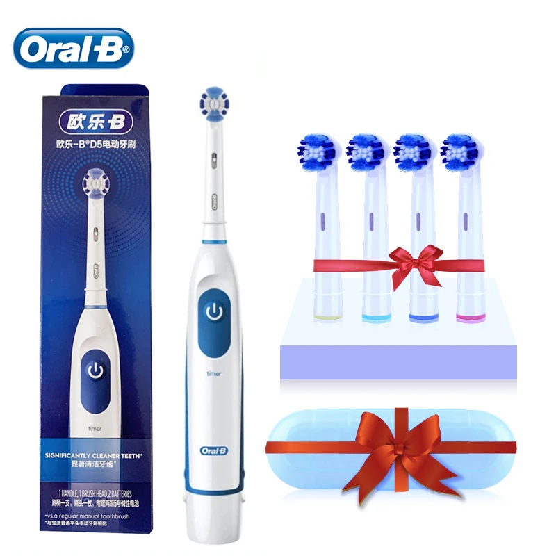Oral B Electric Toothbrush Rotation Tooth Brushes D5 Model Whitening Teeth Brush with Timer Pricision Clean Teeth Waterproof