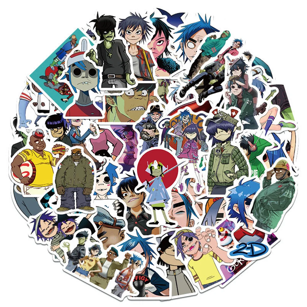 10/30/50PCS Street Bully Gorillaz Personalized Sticker Laptop Guitar Water Cup Luggage Compartment DecorationWaterproofWholesale |