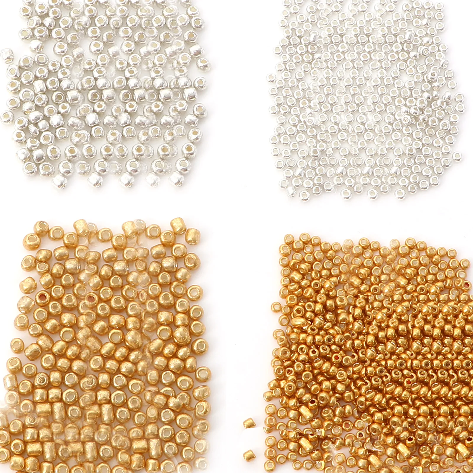 

Стеклянные бусины, 3 мм, 4 мм, круглые золотистые металлические бусины для самостоятельного изготовления ожерелий, браслетов, ювелирных изделий, 10 г