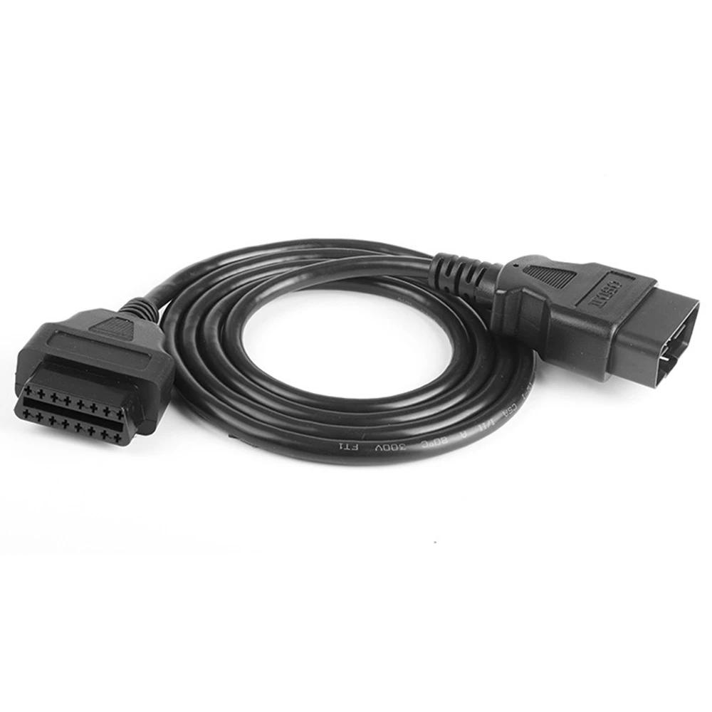 Автомобильный 16-контактный OBD 2 II 5 м Удлинительный шнур штекер-гнездо EML 327 адаптер
