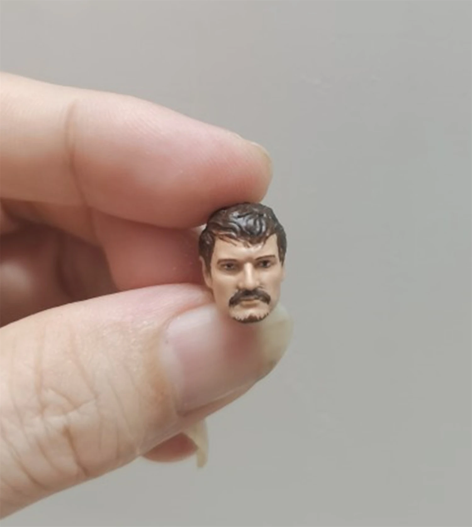 

1/18 Scale Head Carving European American Male Soldier Model Accessories PVC 3.75 Inch Action Figure Body Doll "