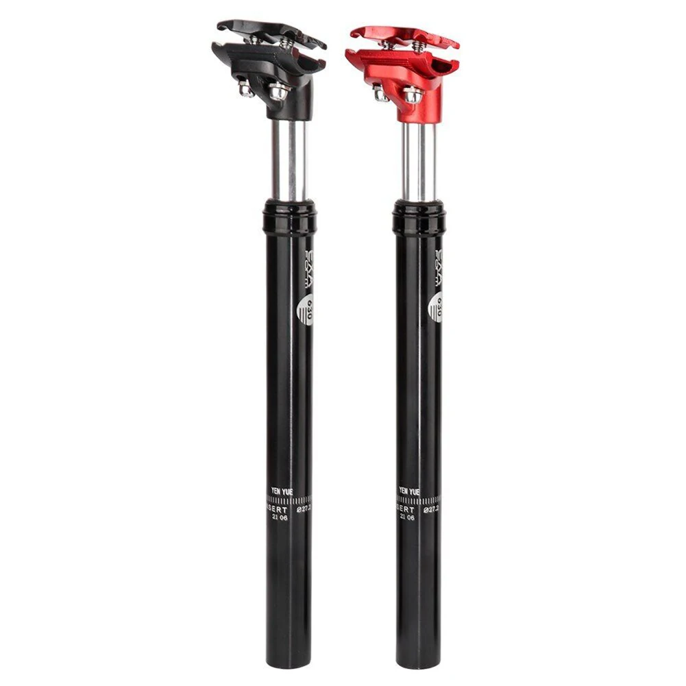 

High Quality Bike Seatpost Seat Tube MTB Bicycle Suspension Mountain Road Red Shock Absorber 27.2x350mm Durable