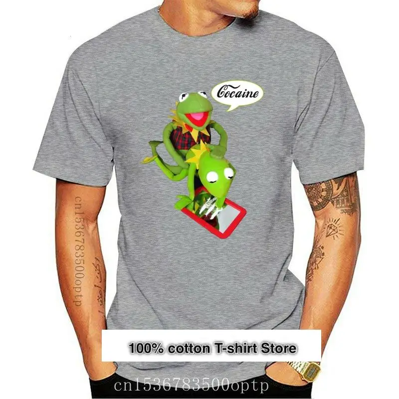 

New Kermit Cocain Party Like Fan T Shirt Size S Xxl Mens T Shirts Fashion 2021 Clothing T Shirt Hot Topic Men Short Sleeve 01134