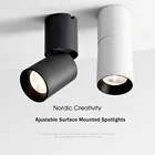 Современные светодиодные потолочные светильники 360 вращающиеся затемненные потолочные светильники 20 Вт 12 Вт 7 Вт потолочные точечные светильники светодиодные для спальни кухни дома