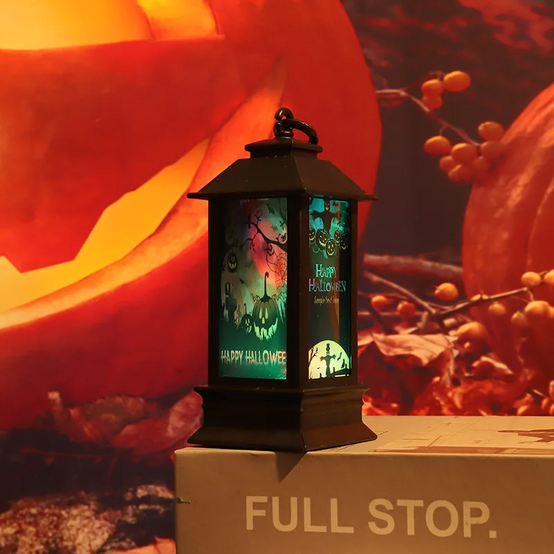 Черный фонарь на Хэллоуин ветровая лампа огсветильник свет масляная светильник