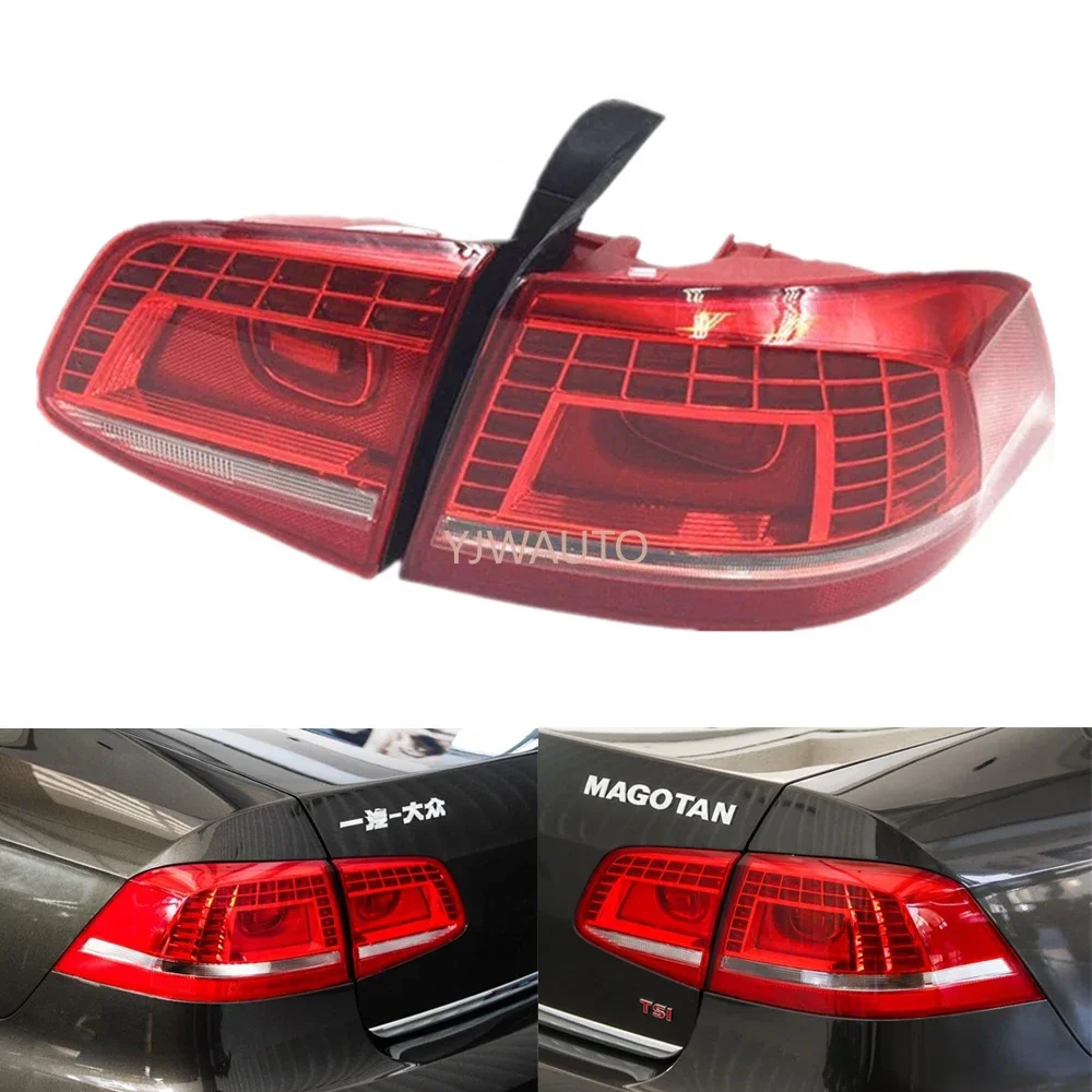

Для VW Passat Magotan 2012 2013 2014 2015 задний фонарь автомобиля в сборе, автоматический задний стоп-сигнал, указатель поворота, задний противотуманный фонарь