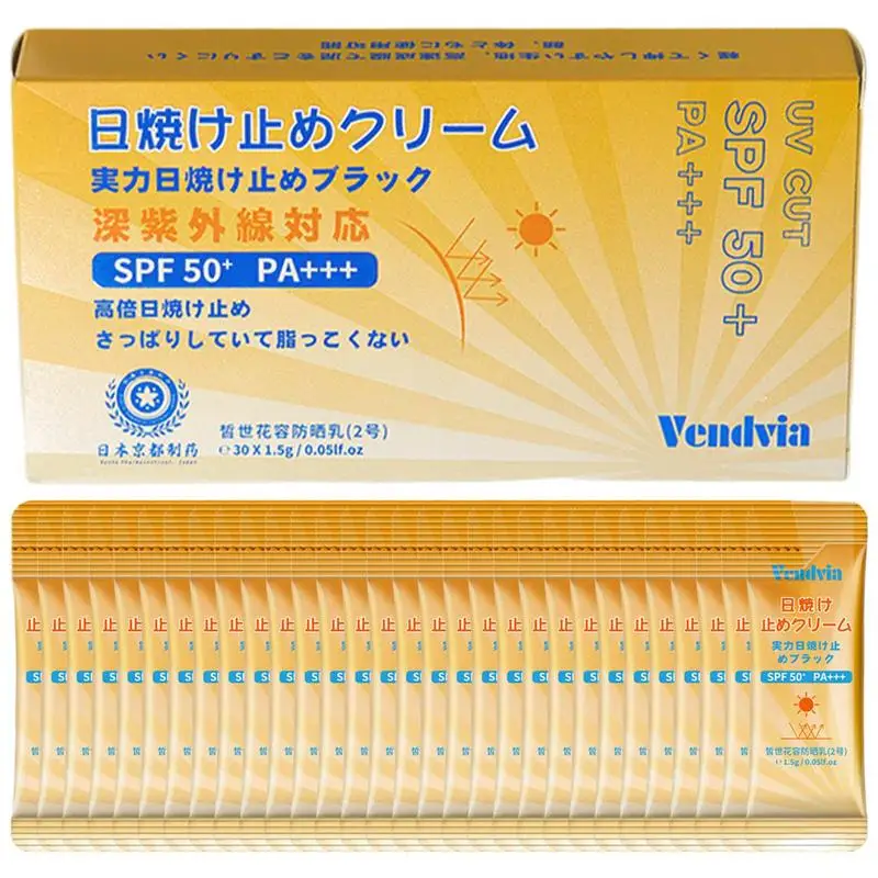 

Sunscreen Spf 50 Portable Sunblock For Face Long-lasting Waterproof Sweatproof Sun Screen Non-Greasy Sunblock For Travel And