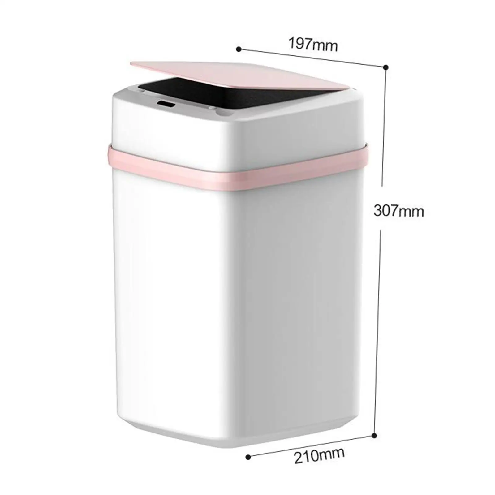 v12L Бесконтактный мусорный бак с умным датчиком офисные автоматические мусорные