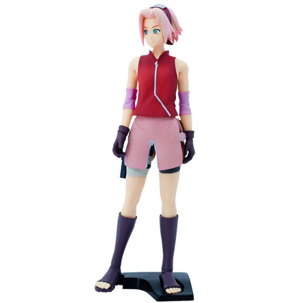 

Naruto Anime Figures Haruno Sakura Model Action Figure Shippuden 26cm PVC Sasuke Uchiha Wife Kids Toys For Children Gifts