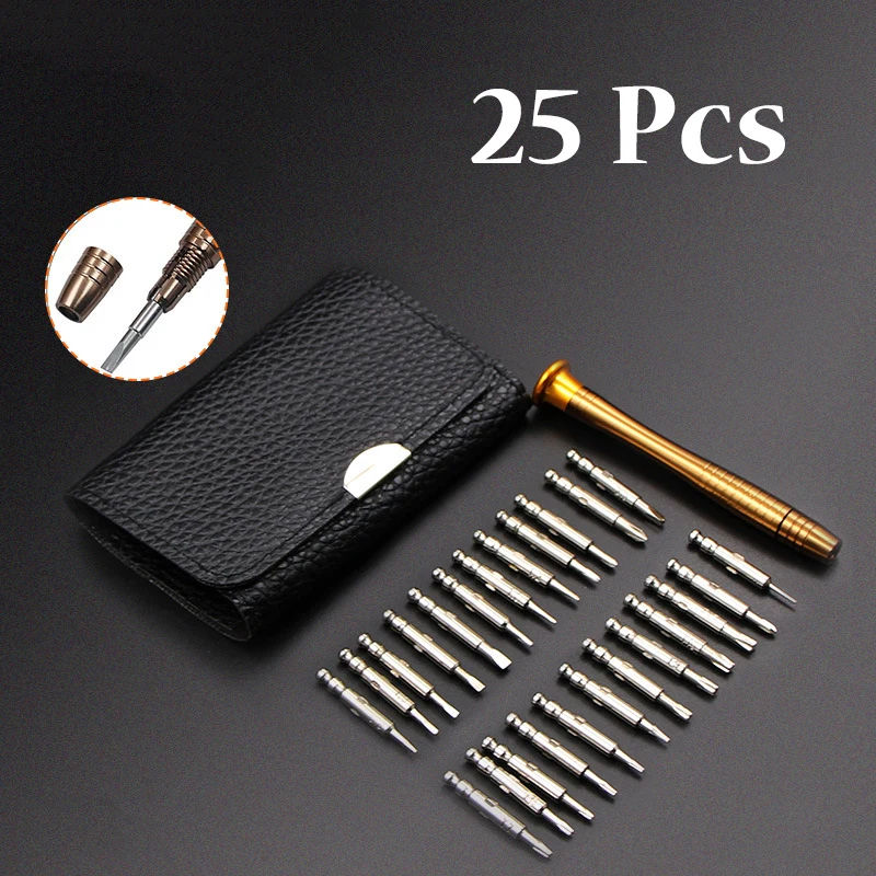 

25 In 1 Screwdriver Set Multitool Set Kit Repair Tool with Magnetic Precision Screwdriver for Phones Tablet PC Camera Watch