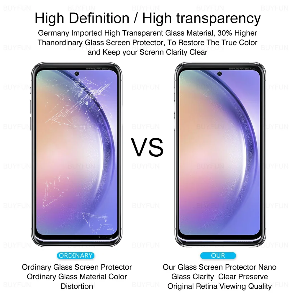 Защитное стекло SamsungA55 A 55 54 53 52s 5-1 шт. для Samsung Galaxy A54 A55 A53 A52 A52s 5G 9H