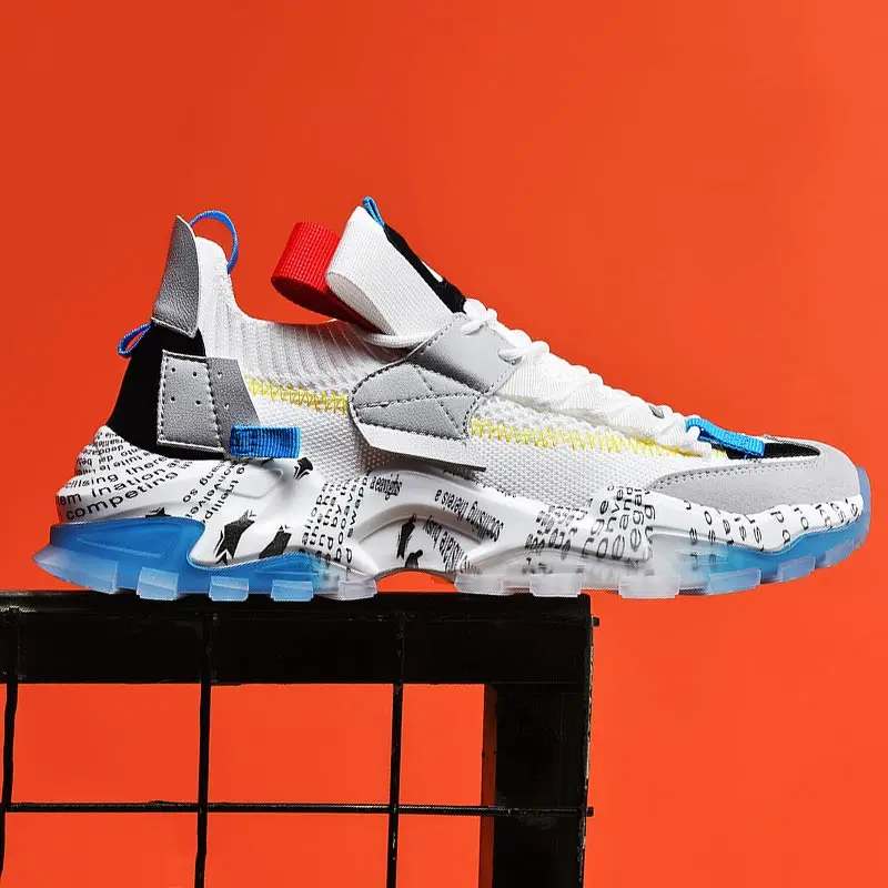 

Мужские вязаные кроссовки, брендовые, для мальчиков и детей, спортивная обувь унисекс на резиновой подошве, спортивные эспадрильи для бега, ...