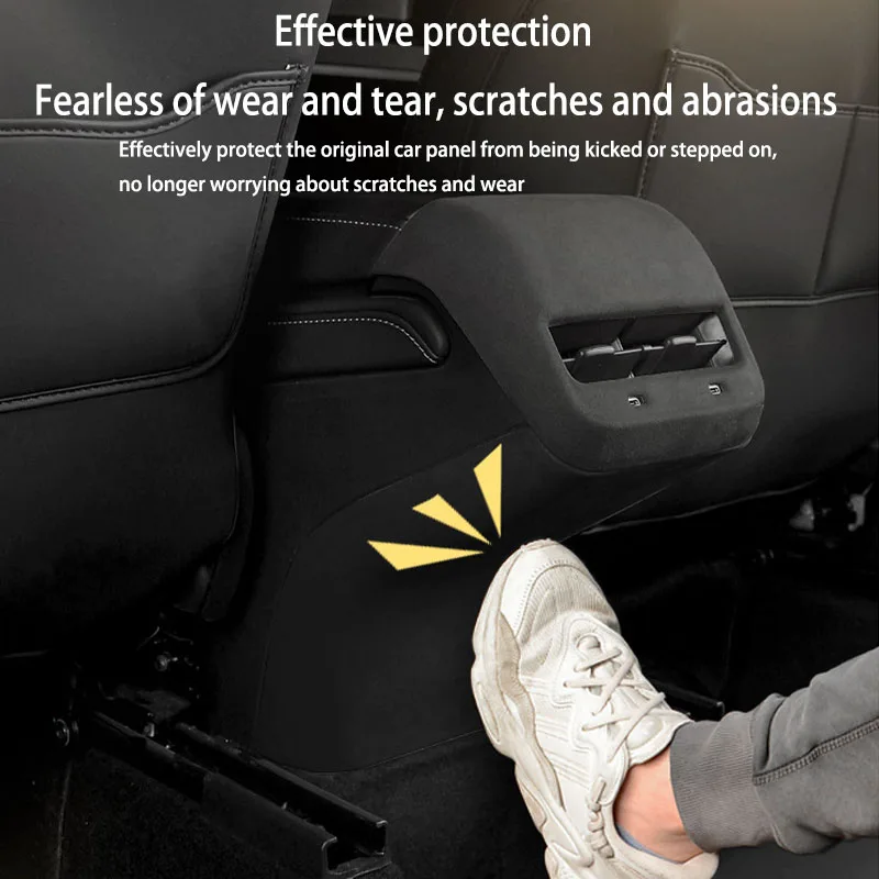 Для Tesla Model 3/Y 21-24 замшевая накладка на центральную консоль комплект накладок