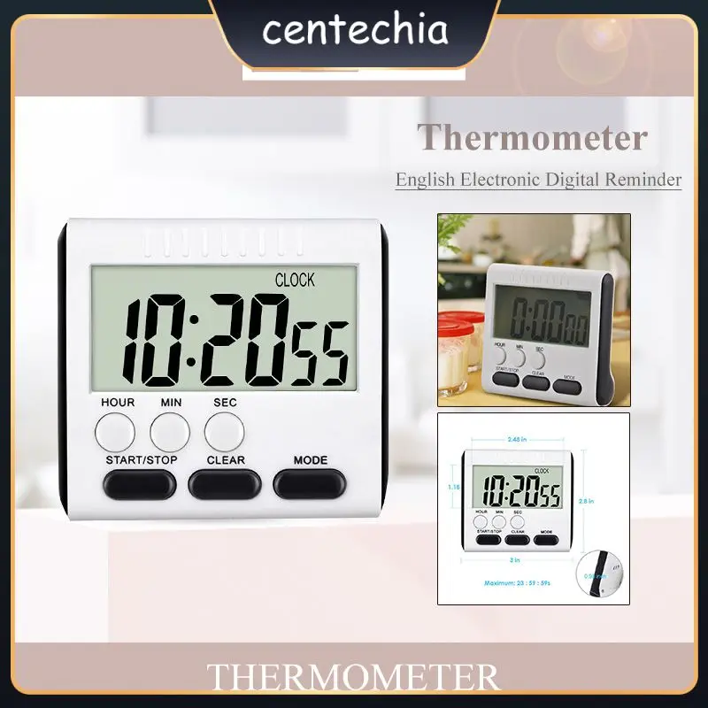 

Sports Learning Timer Cooking Alarm Clock Multifunctional Magnet Clock Lcd Digital Display Kitchen Tools And Gadgets Loud Alarm