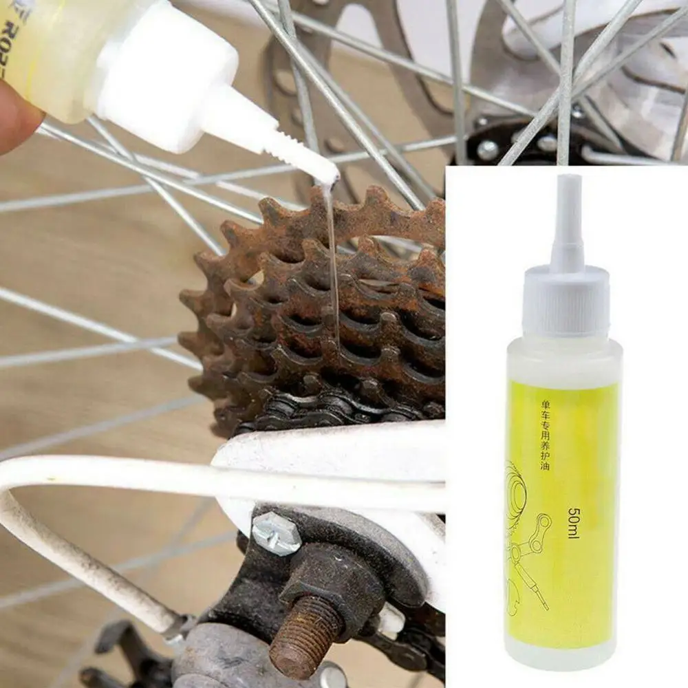 

Rust Prevention Cycling Bicycle Chain Lubricant Oil Cleaner Bike Chain Repair Grease Lube Lubricant Bicycle Accessories 50ML