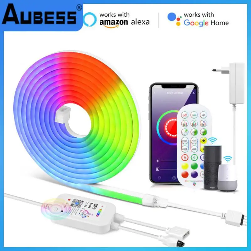

Outdoor Garden Decoration Neon Sign Tape App Control Led Strip Neon Lights Tuya Timing Smart Lamp Work With Alexa Google Home