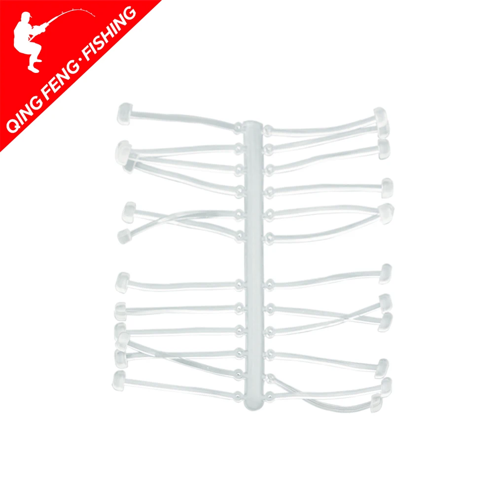 5Cards/120Stops Carp Fishing Hair Rig Fishing Bait Stop Pop Up Rig Stoppers Clear Color