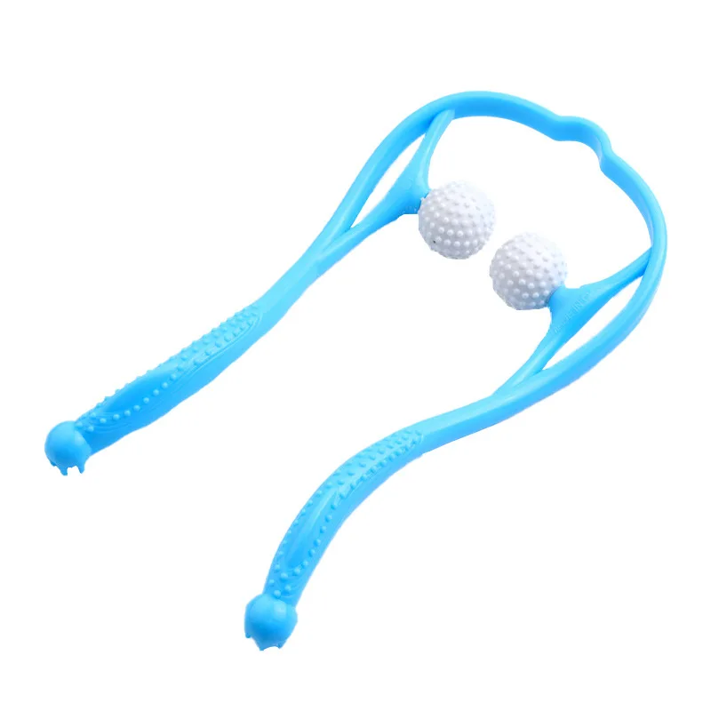 Pressure Point Therapy Neck Massage Tool Pressure Relieve Hand Roller Massage Neck Shoulder Dual Trigger Point Self Massager