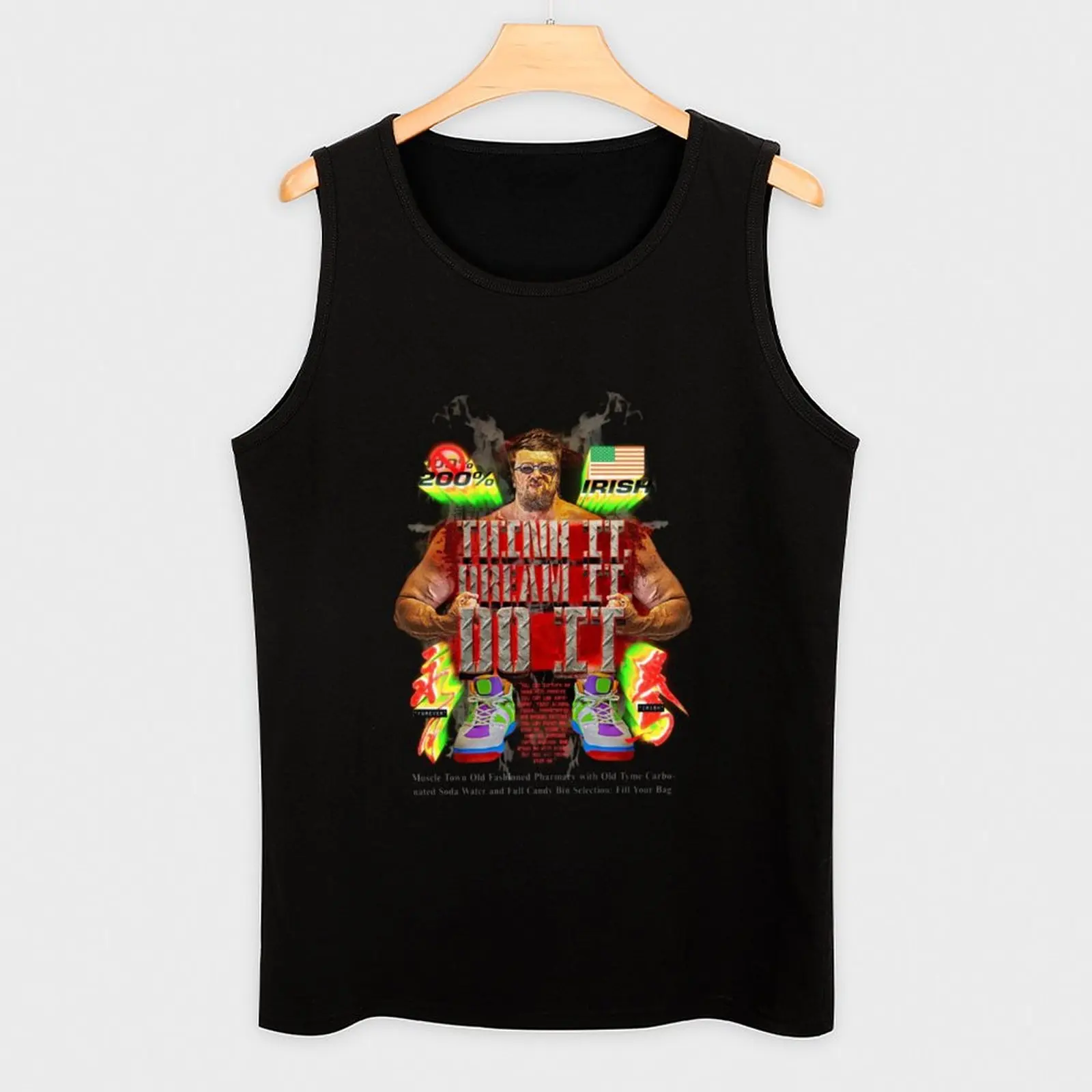 Топ для бодибилдинга японская футболка