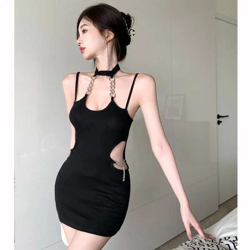 

Женское платье с вырезами, сексуальные женские мини-платья, летняя одежда 2023, Y2k, платья для женщин, Готическая уличная одежда, модная одежда