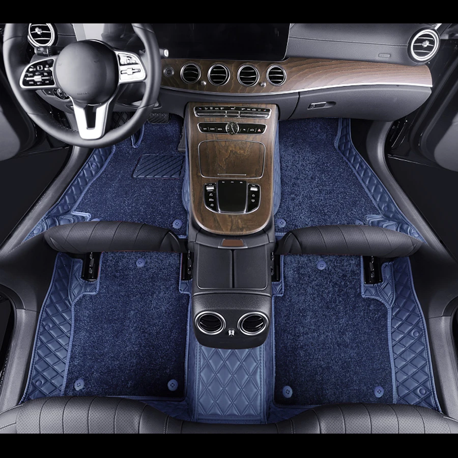 

Luxury Leather Car Floor Mats For Mercedes Benz A180 A200 C200 C260 Cls260 Cls300 Cls360 Class Auto Seats Waterproof Cushion