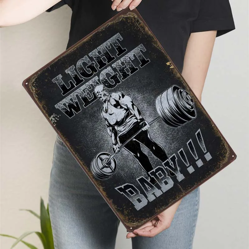 Светильник Weight Baby Ronnie спортивный плакат украшение для стен мужская пещера Декор