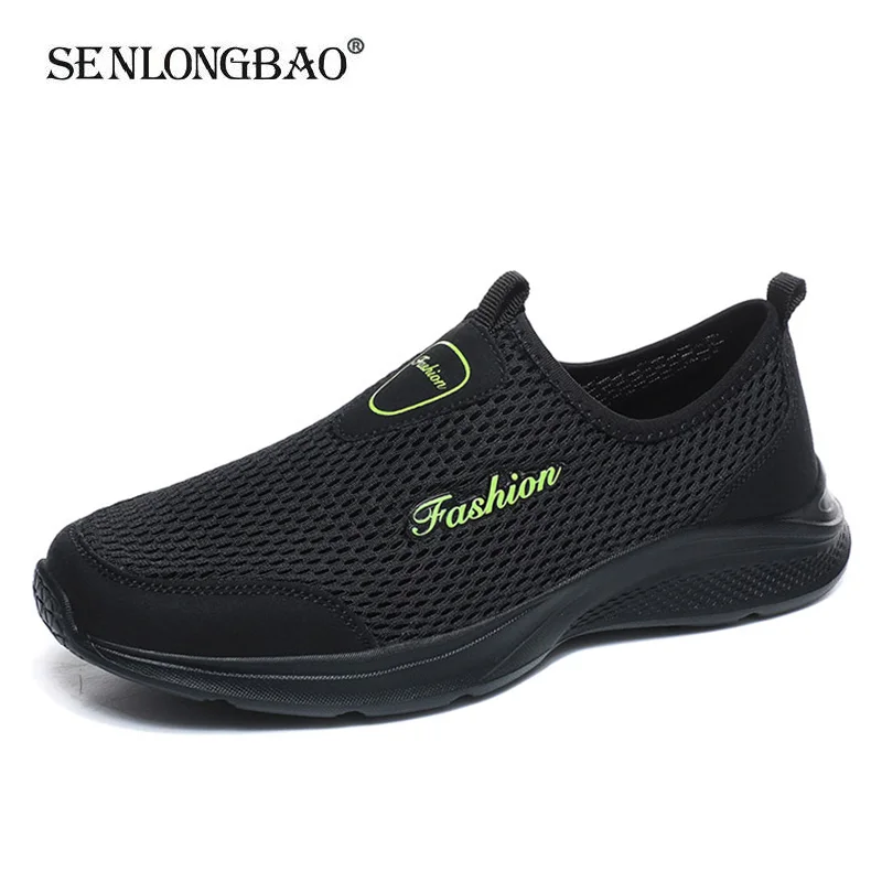 

Summer Mesh Men Shoes Light Trend Casual Shoes Breathable Couple Flats Sneakers Men Vulcanized Shoes Zapatillas Hombre Size 47